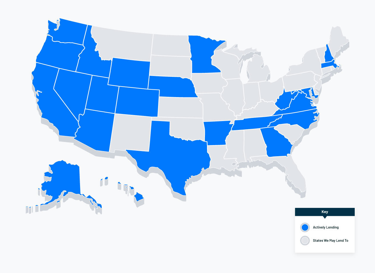 Socotra Capital's National Reach Map